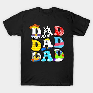 Toy  Story Dada Boy Dad Father's Day Tee for Mens T-Shirt